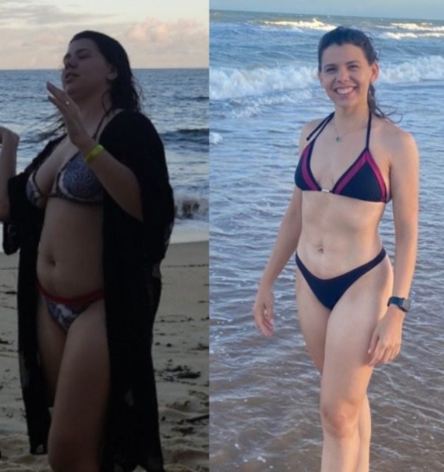 Resultado — Antes e depois na praia